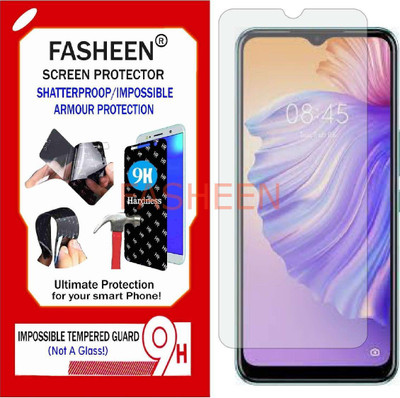 Fasheen Tempered Glass Guard for TECNO SPARK 8 (Flexible Shatterproof)(Pack of 1)