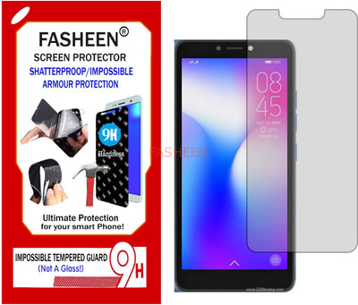 Fasheen Tempered Glass Guard for TECNO POP 2F (Flexible Shatterproof)(Pack of 1)