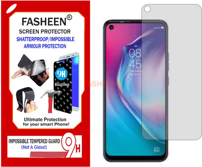Fasheen Tempered Glass Guard for TECNO CAMON 15 (Flexible Shatterproof)(Pack of 1)