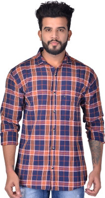 La Milano Men Checkered Casual Multicolor Shirt