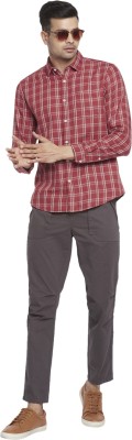 Urban Ranger by Pantaloons Men Checkered Casual Red Shirt