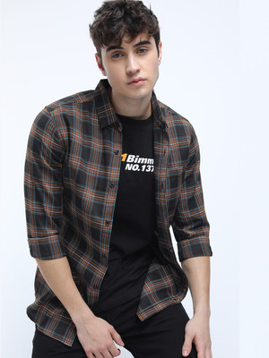 KETCH Men Checkered Casual Multicolor Shirt