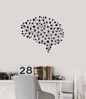 stylishdecor 60 cm s_braincoding Self Adhesive Sticker(Pack of 1)