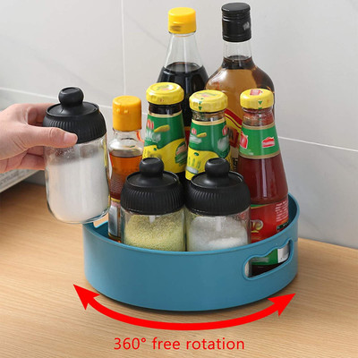 Nyalkaran Shelf Organizers(Blue, Plastic)
