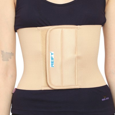 REIFY abdominal belt for women after delivery/surgery tummy reduction XL(38-42)Inch Abdominal Belt(Beige)