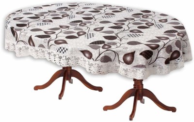 MANUFACTORY Printed 4 Seater Table Cover(Grey, PVC)