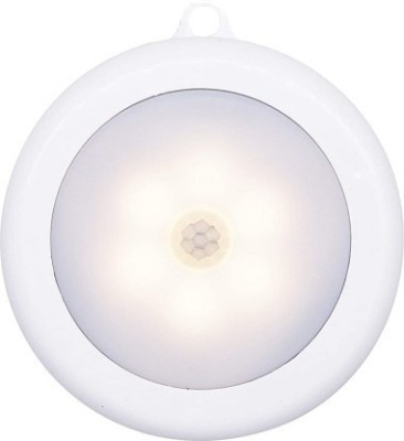 RUNEECH Motion Sensor Light, Battery Powered LED Nightlight, Wall Light, Pack of 1 Night Lamp(10 cm, White)