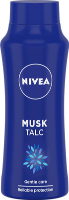 NIVEA Talcum Powder for Men & Women, Musk Talc, For Gentle Fragrance, 100 g