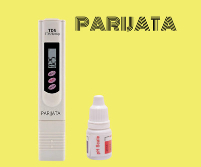 Parijata Digital TDS Meter | Total dissolved solids meter with alkaline water drops Digital TDS Meter