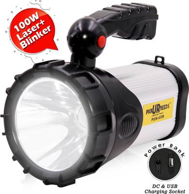 Pick Ur Needs Rocklight Metal 100w Rechargeable Waterproof Bright
