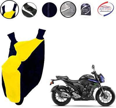 AUTO PEARL Waterproof Two Wheeler Cover for Yamaha(FZ25, Yellow, Blue)