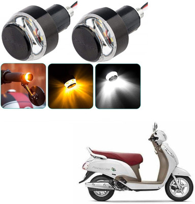 AuTO ADDiCT Front LED Indicator Light for Suzuki Access 125(White, Yellow)