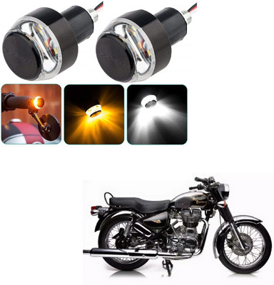AuTO ADDiCT Front LED Indicator Light for Royal Enfield Battle(White, Yellow)