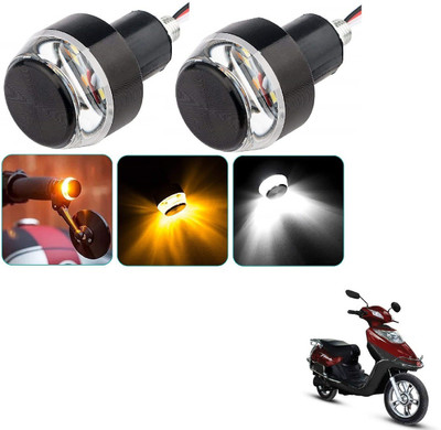AuTO ADDiCT Front LED Indicator Light for Hero Fiero F2(White, Yellow)