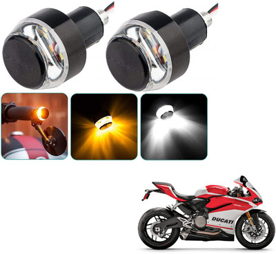 AuTO ADDiCT Front LED Indicator Light for Piaggio 525i(White, Yellow)