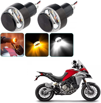 AuTO ADDiCT Front LED Indicator Light for Piaggio 800(White, Yellow)