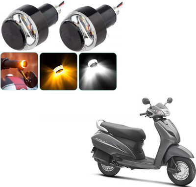 AuTO ADDiCT Front LED Indicator Light for Honda Activa 3G(White, Yellow)