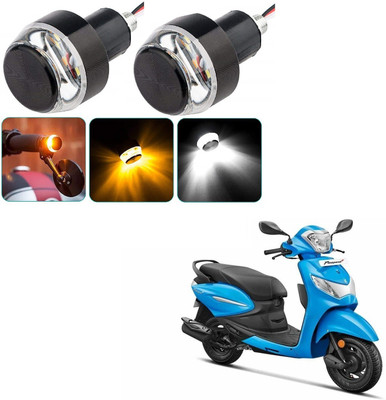 AuTO ADDiCT Front LED Indicator Light for Hero Pleasure(White, Yellow)