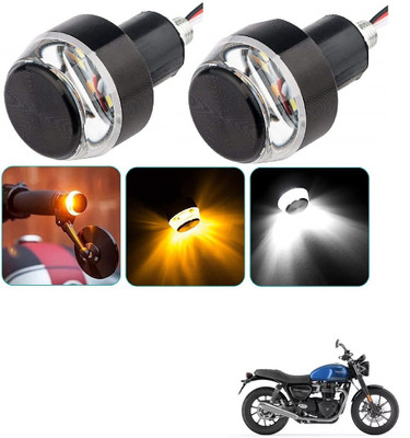 AuTO ADDiCT Front LED Indicator Light for Piaggio SS(White, Yellow)