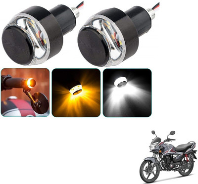 AuTO ADDiCT Front LED Indicator Light for Honda CB Shine(White, Yellow)
