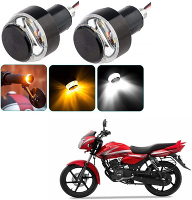 AuTO ADDiCT Front LED Indicator Light for TVS Pheonix(White, Yellow)