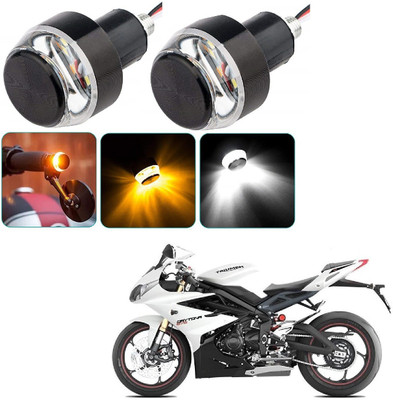 AuTO ADDiCT Front LED Indicator Light for Piaggio DTS-i(White, Yellow)