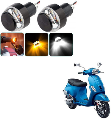 AuTO ADDiCT Front LED Indicator Light for Piaggio SZ X(White, Yellow)