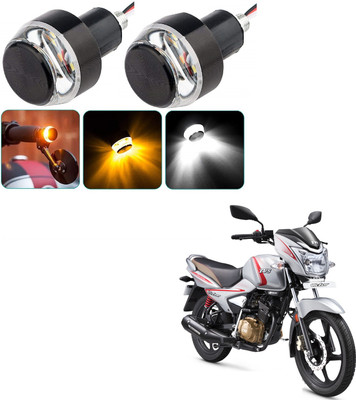 AuTO ADDiCT Front LED Indicator Light for TVS Victor(White, Yellow)