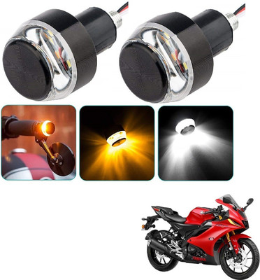 AuTO ADDiCT Front LED Indicator Light for Yamaha YZF R15(White, Yellow)