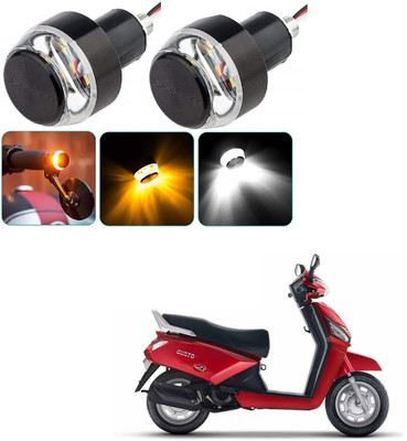 AuTO ADDiCT Front LED Indicator Light for Mahindra Gusto(White, Yellow)