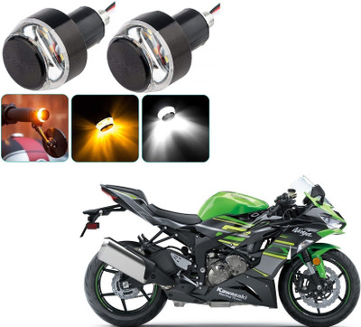 AuTO ADDiCT Front LED Indicator Light for Kawasaki Z4(White, Yellow)