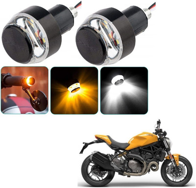 AuTO ADDiCT Front LED Indicator Light for Piaggio 730d(White, Yellow)