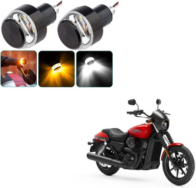 AuTO ADDiCT Front LED Indicator Light for Piaggio A180(White, Yellow)