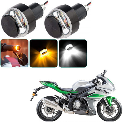 AuTO ADDiCT Front LED Indicator Light for Piaggio 500 EFI(White, Yellow)