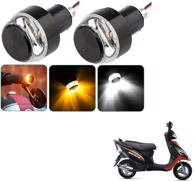 AuTO ADDiCT Front LED Indicator Light for TVS Streak(White, Yellow)