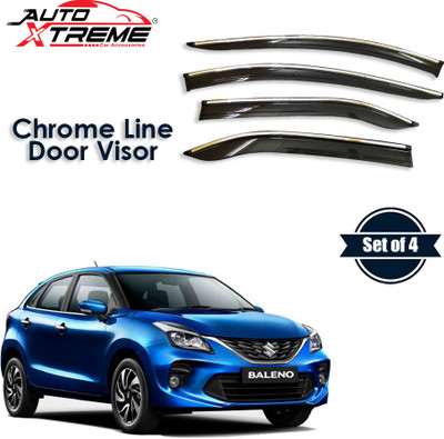 Auto Xtreme For Non-convertibles Front, Rear Wind Deflector(Clear Maruti Baleno Zeta Petrol)