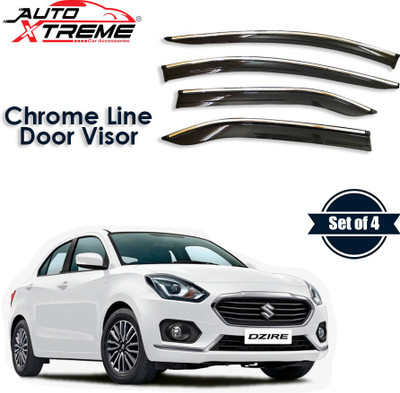 Auto Xtreme For Non-convertibles Front, Rear Wind Deflector(Tinted Maruti Swift Dzire 1.2L)