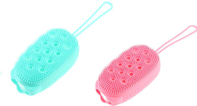 AddIntoCart Bubble Bath Brush Quick Foaming Bath Brush Scrubbing Brushes Soft Rubbing 2 Pack