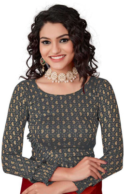 Krishnvatika Round Neck Women Blouse