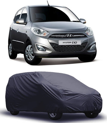 A G Enterprises Car Cover For Hyundai i10 (Without Mirror Pockets)(Grey)