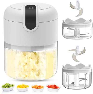 CPEX Small Wireless Food Processor Portable Mini Garlic Choppers Vegetable & Fruit Chopper(1)