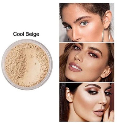 FELICECHIARA 15g matte loose powder makeup powder professional face styling powder Compact(NATURAL BEIGE, 15 g)