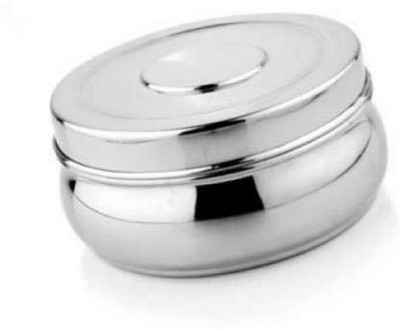 zms marketing Steel Utility Container  - 500 ml(Pack of 6, Silver)