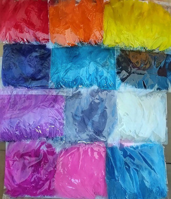 Urvi Creations Pack of 720 Decorative Feathers(2-4 inch Synthetic Material)