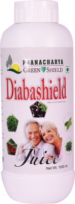 Pranacharya Greenshield Diabashield Neem Karela Jamun Aloevera,Juice for Immunity Booster& Sugar Control(1000 ml)