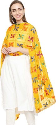 Moda Chales Phulkari Chiffon Embroidered Women Dupatta