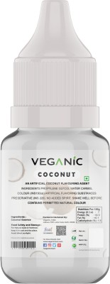 Veganic Coconut Flavour Essence For Cake Baking | Extract for Baking Cakes Coconut Liquid Food Essence(60 ml)