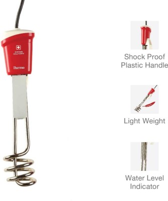 SWISS MILITARY THERMO SM009TH 1500 W Shock Proof Immersion Heater Rod(COPPER TUBE ELEMENT)