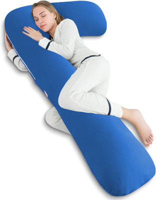 Texlux Microfibre Pregnancy Pillow Pack of 1 Solid(Royal Blue)