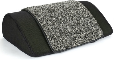 METRON Foot Rest for Chair | With Removable White And Black Maggieloop Mat | Supportive Foam Solid Orthopaedic Pillow Pack of 1(Black)
